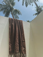 Load image into Gallery viewer, SALTY SHADOWS - Brown Cotton Traveller Terry Towel