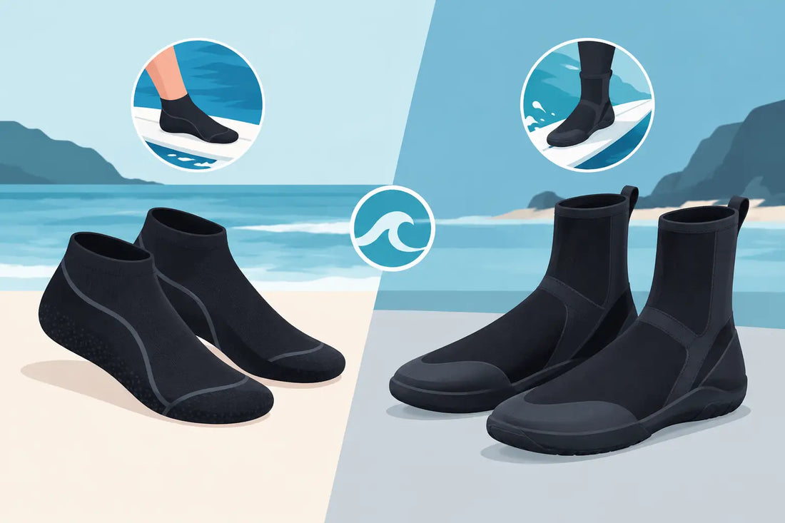 Surf Socks Versus Booties: Which Should You Wear?