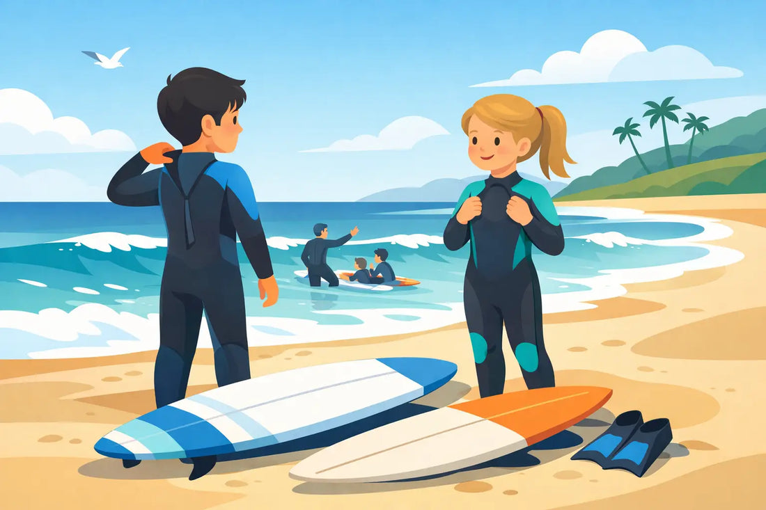 Kids Wetsuits for Surf Lessons That Fit Right