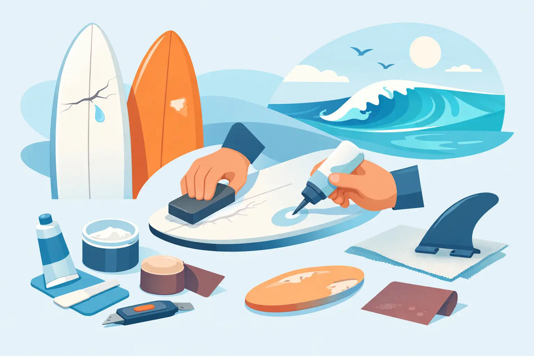 Surfboard Repair Guide for Dings Big and Small