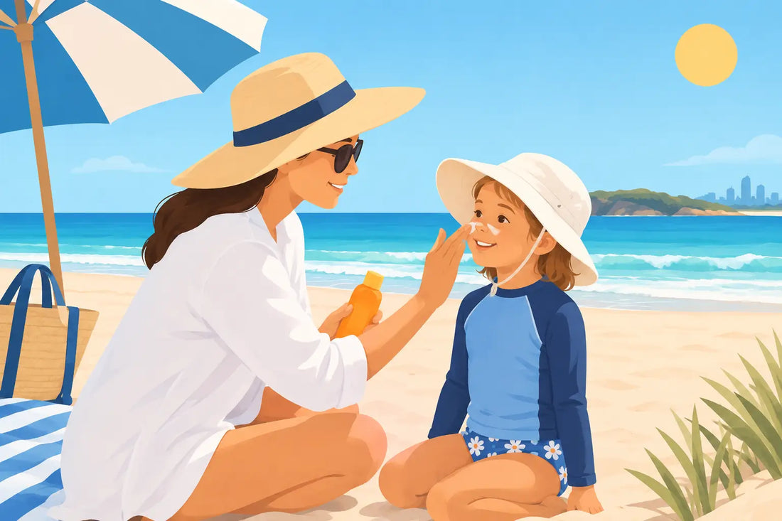 Kids Sun Protection for Beach Days in Australia