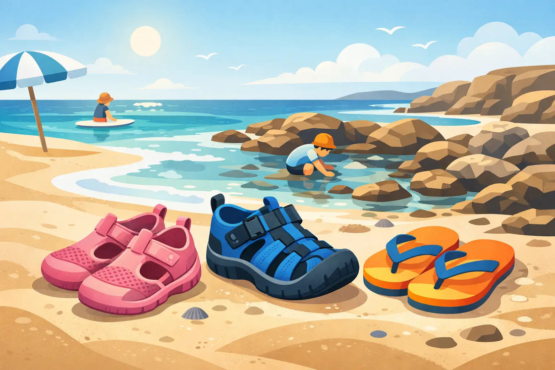 Kids Beach Footwear for Sand, Surf and Rock Pools