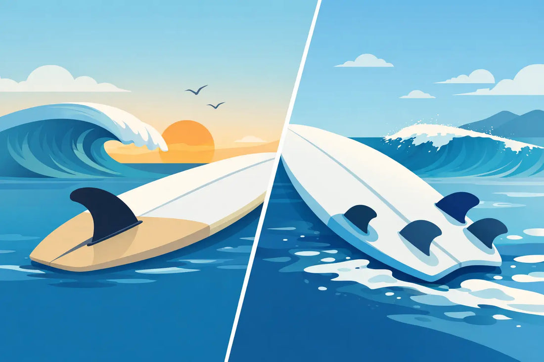 Single Fin vs Thruster for Your Next Surf