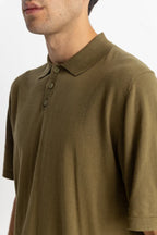 RHYTHM Essential Knit Ss Polo