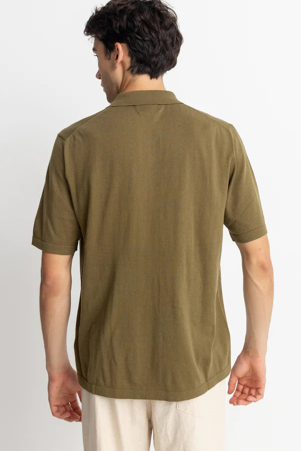 RHYTHM Essential Knit Ss Polo