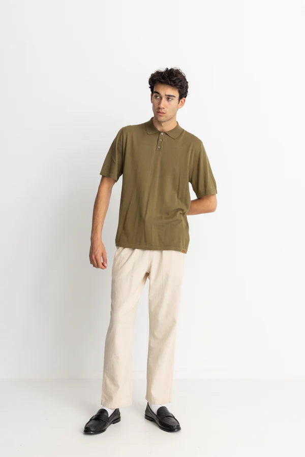 RHYTHM Essential Knit Ss Polo