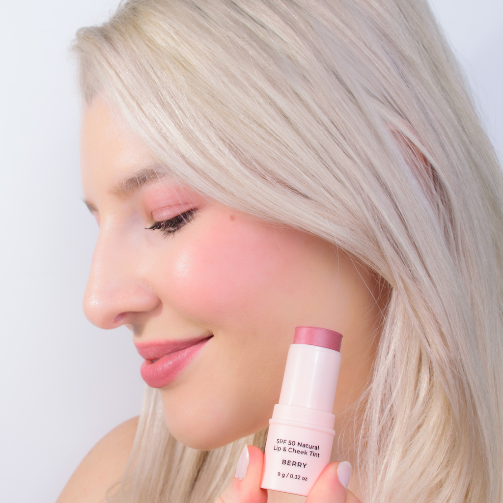 AVOCADO ZINC - SPF 50 Natural Lip & Cheek Tint - Berry
