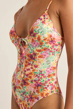 RHYTHM Sierra Floral Tie Front One Piece