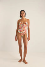 RHYTHM Sierra Floral Tie Front One Piece