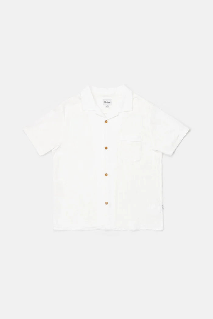 RHYTHM Daytona Ss Shirt White