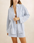 Rhythm Vista Stripe Oversized Shirt