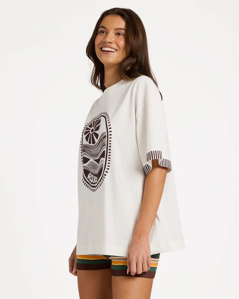 Womens Sunscape T-Shirt- ROXY