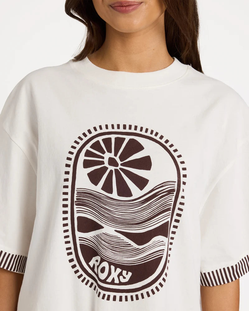 Womens Sunscape T-Shirt- ROXY