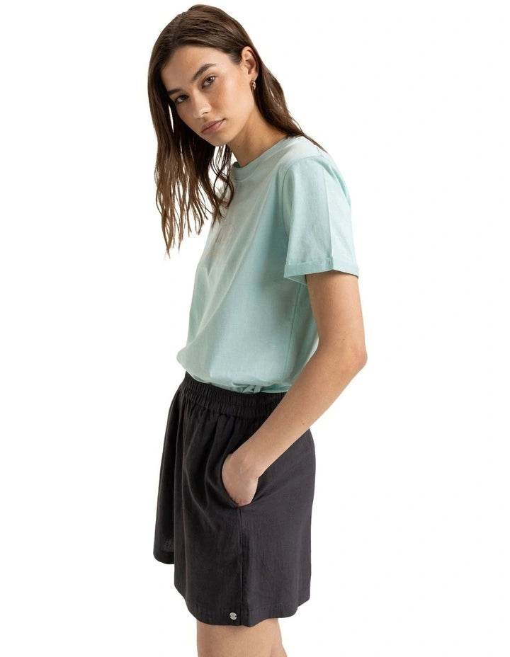 ROXY Womens Sol Vibes Elastic Waist Shorts