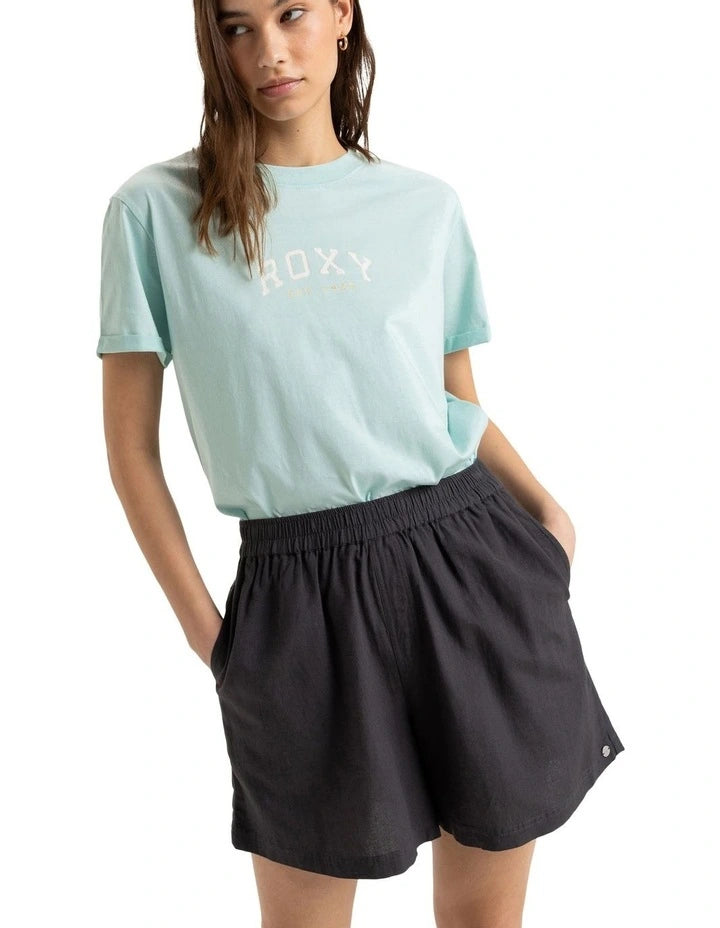 ROXY Womens Sol Vibes Elastic Waist Shorts