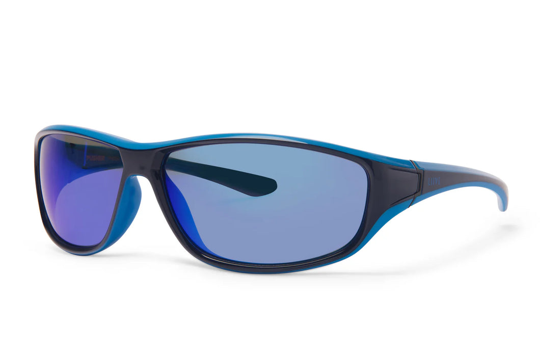 LIIVE PUSHER - MIRROR BLACK BLUE