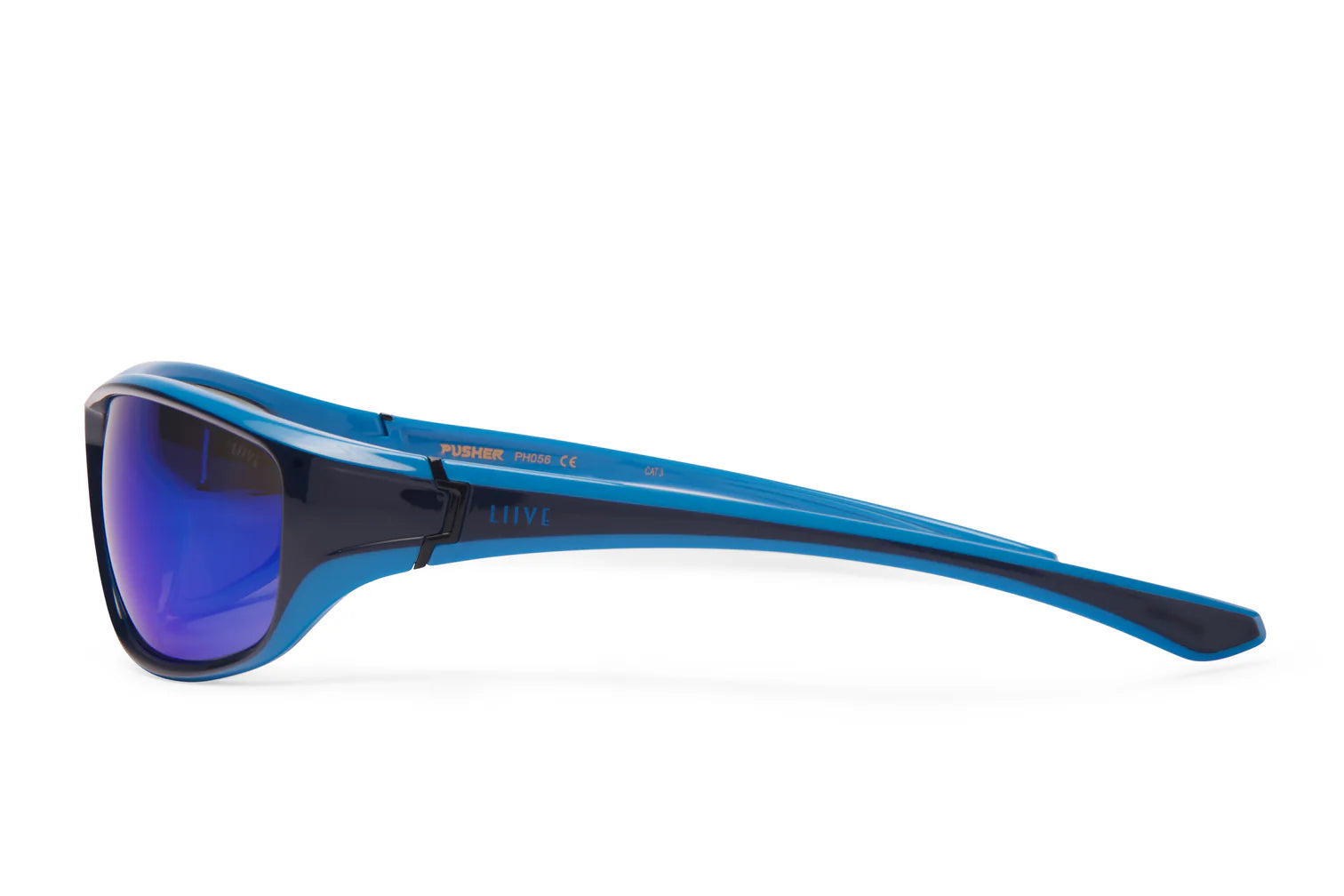 LIIVE PUSHER - MIRROR BLACK BLUE