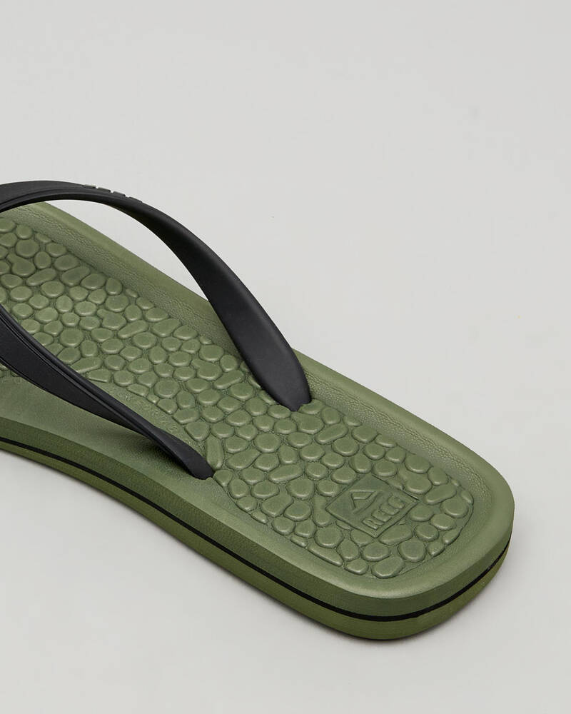 REEF - G-Land Rubber Thongs - OLIVE