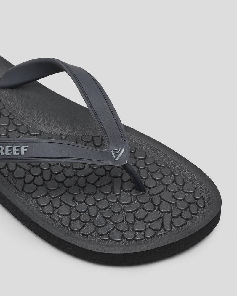 REEF - G - Land Rubber Thongs - BLACK