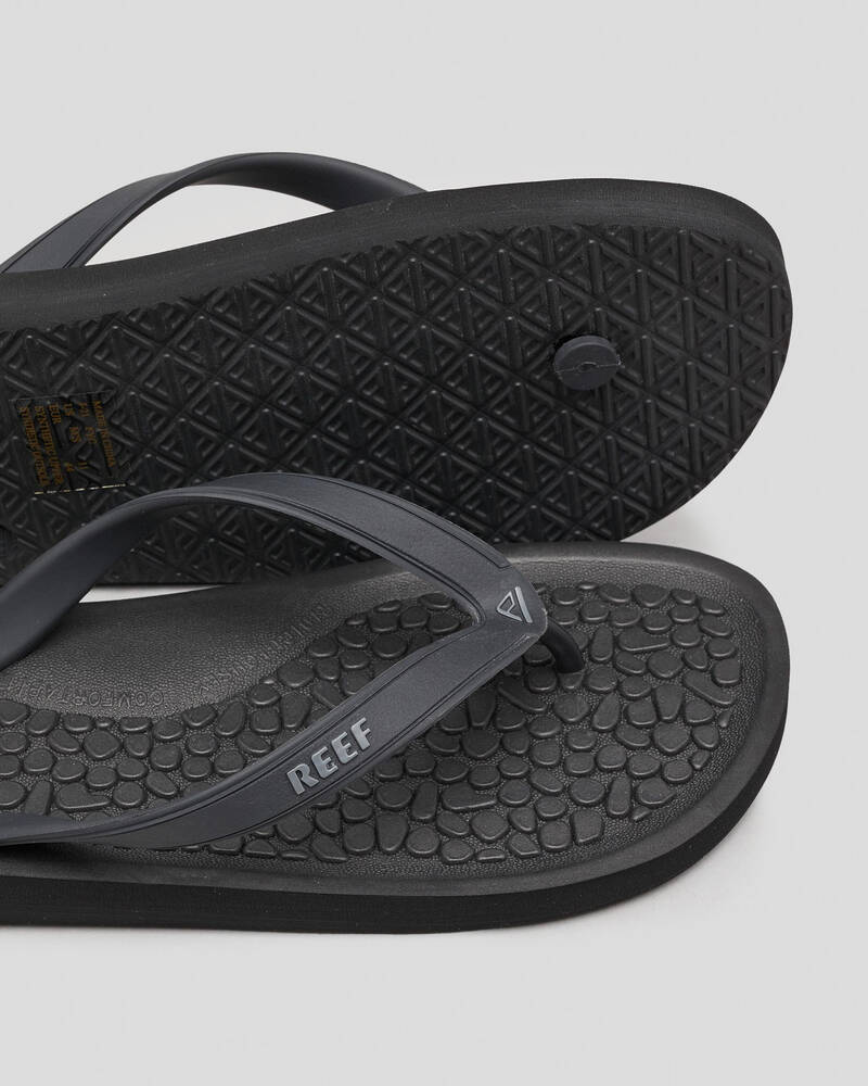 REEF - G - Land Rubber Thongs - BLACK
