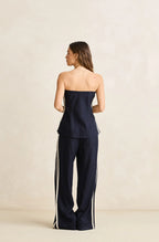 Rhythm Contrast Linen Pant