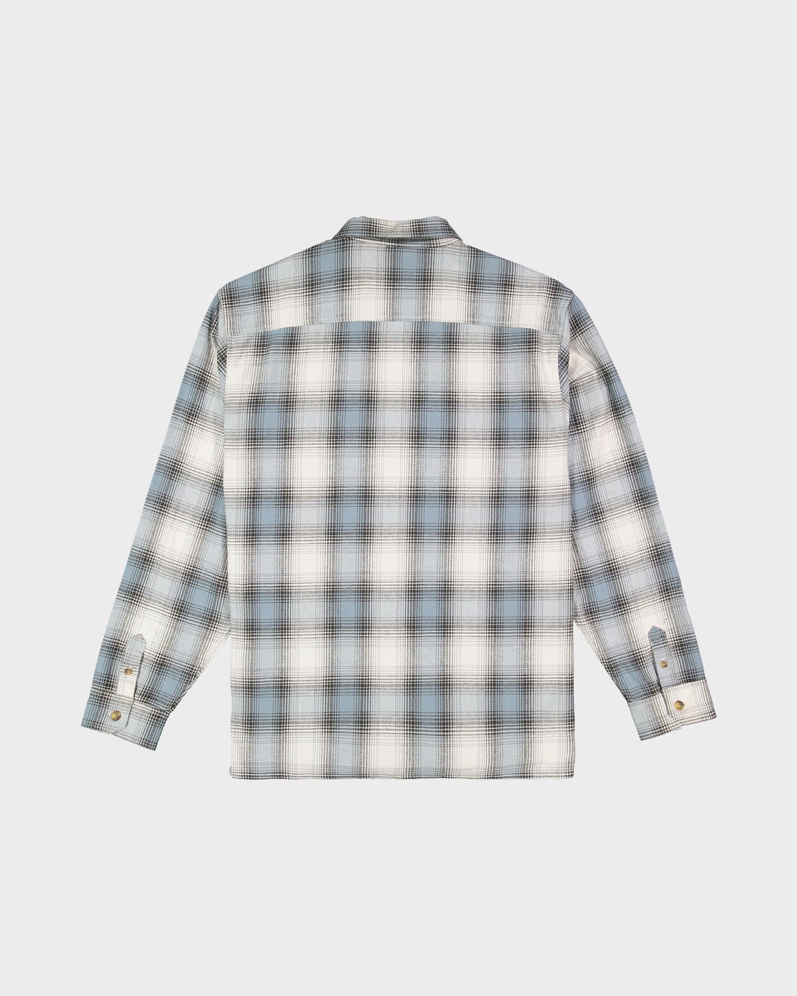 BILLABONG Mens Script Long Sleeve Flannel Shirt