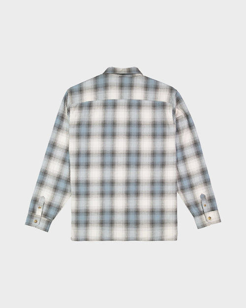 BILLABONG Mens Script Long Sleeve Flannel Shirt