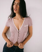 RUSTY Peggy Sue Button Down Blouse
