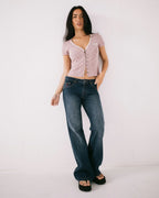 RUSTY Peggy Sue Button Down Blouse
