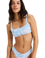 ROXY Womens Flowers Wave Bralette Bikini Top