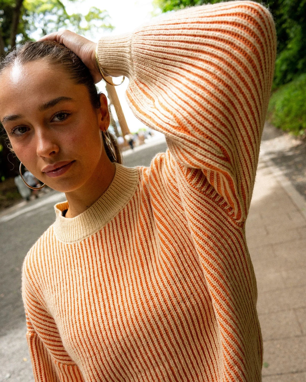 RUSTY Ora Relaxed Fit Mock Neck Knit