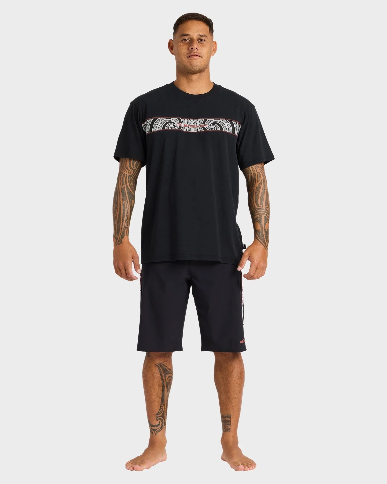 QUIKSILVER Mens Kehu Takarangi Panel T-Shirt