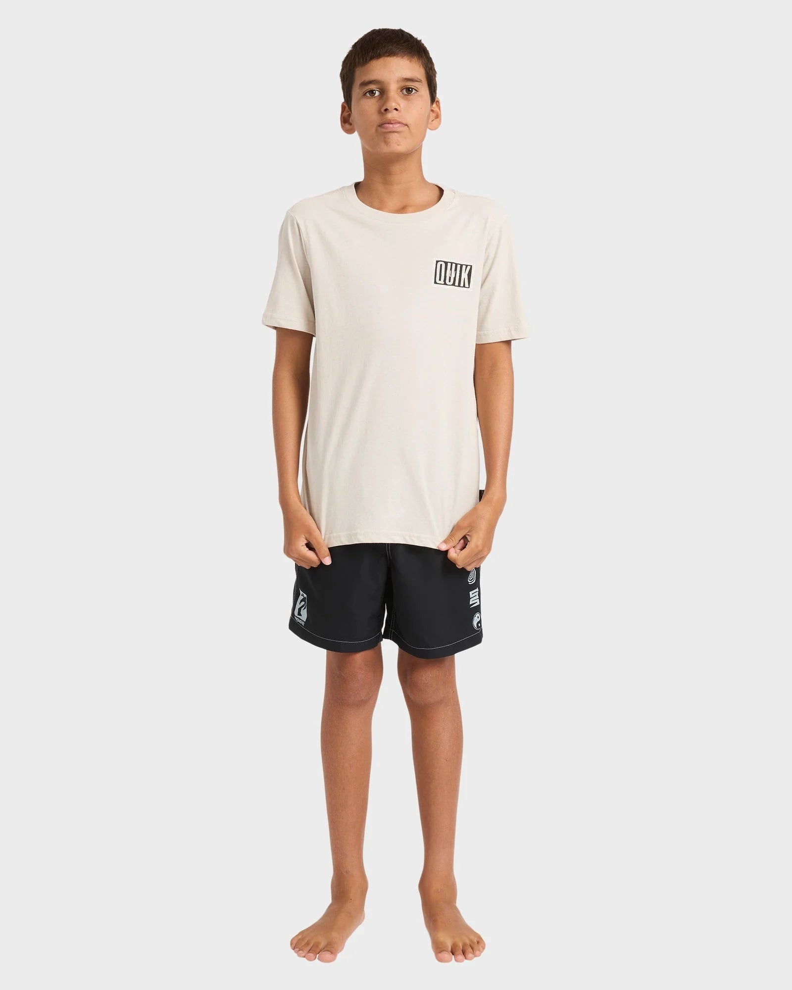 QUIKSILVER Boys 8-16 Static Box T-Shirt