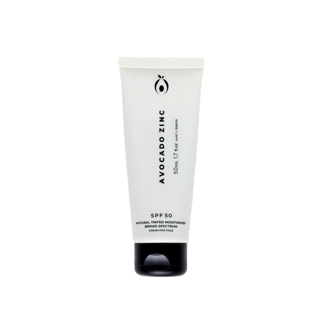 AVOCADO ZINC - SPF 50 Natural Tinted Moisturiser - Light