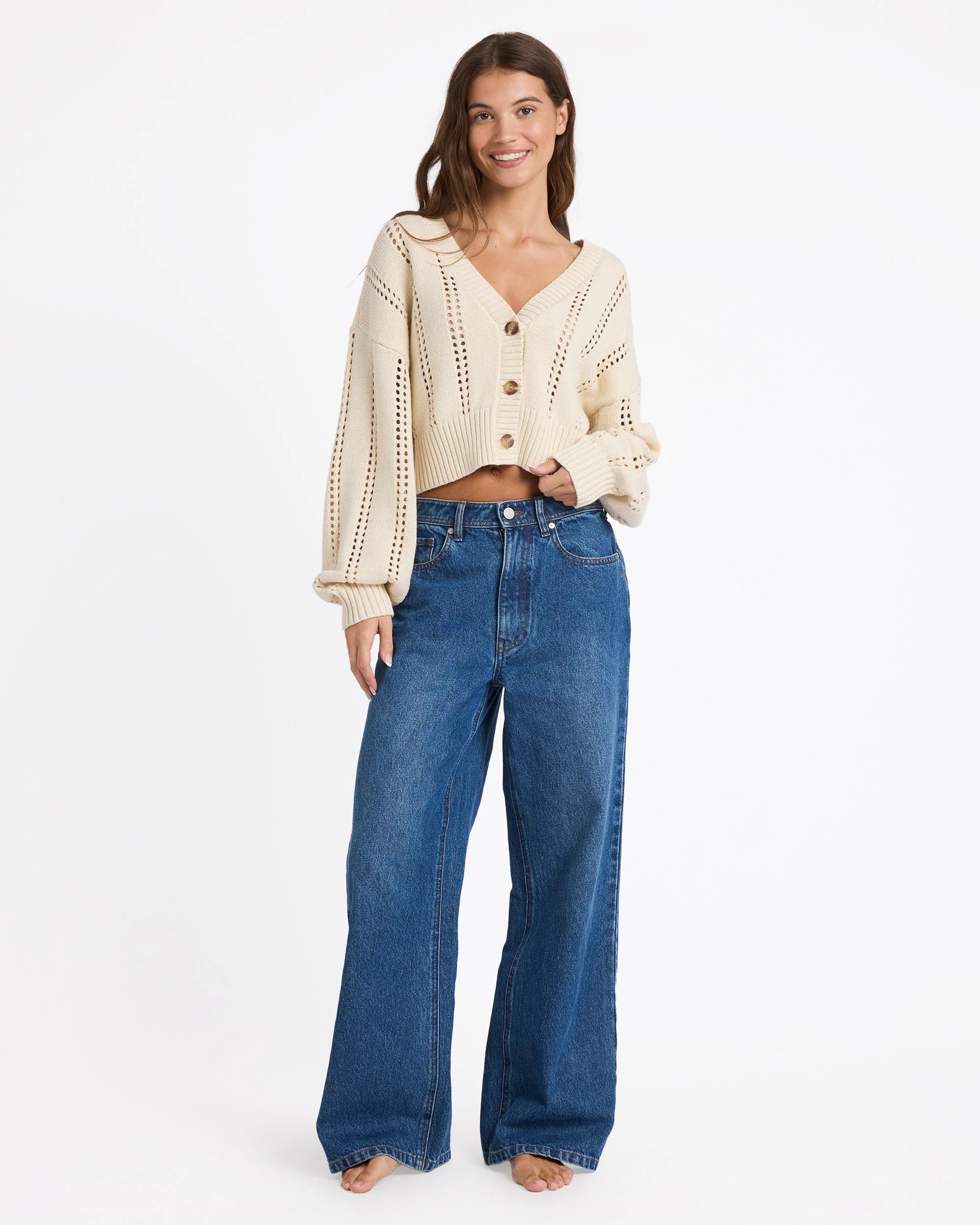 ROXY Womens Sunlaced Cardigan