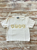 OSHEANA Hibiscus Box Tee - Sand