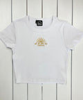 OSHEANA SUNRISE RIB CROP TEE