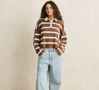 Rhythm Rugby Polo Knit Sweatshirt