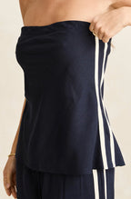 Rhythm Contrast Strapless top