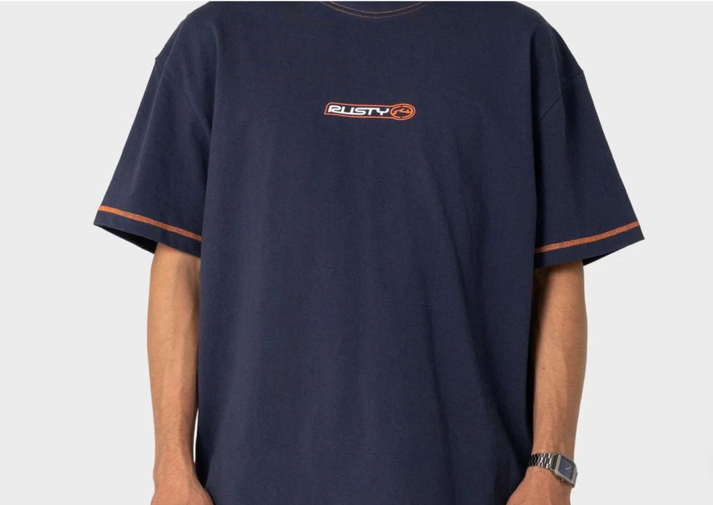Rusty Bus Down Short Sleeve Tee