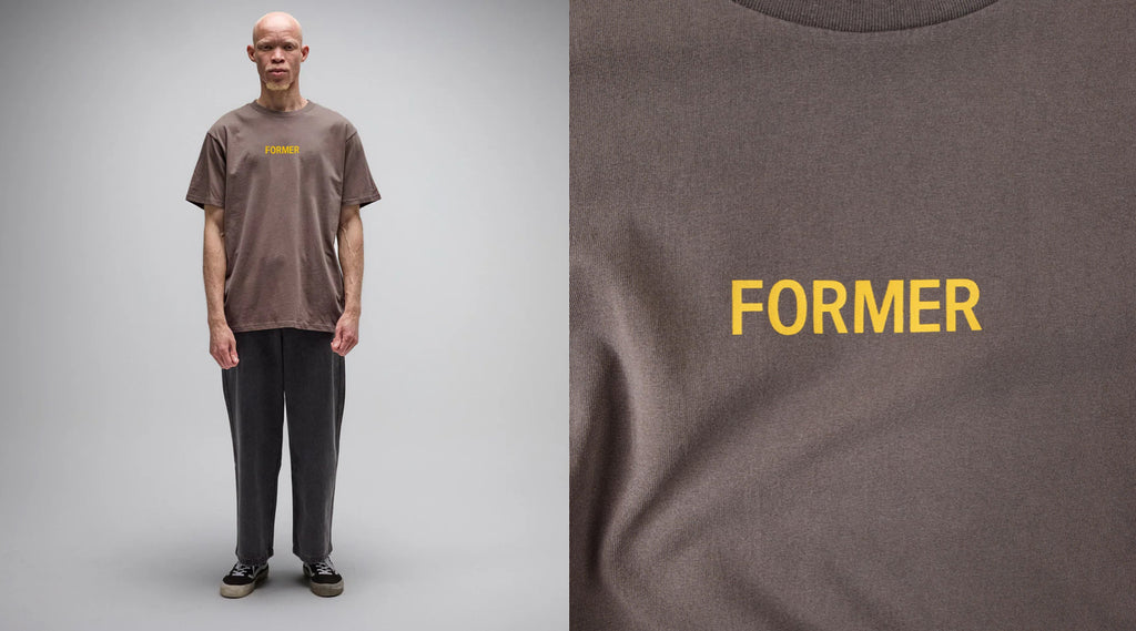 LEGACY OVERDYE T-SHIRT WASHED BROWN -FORMER