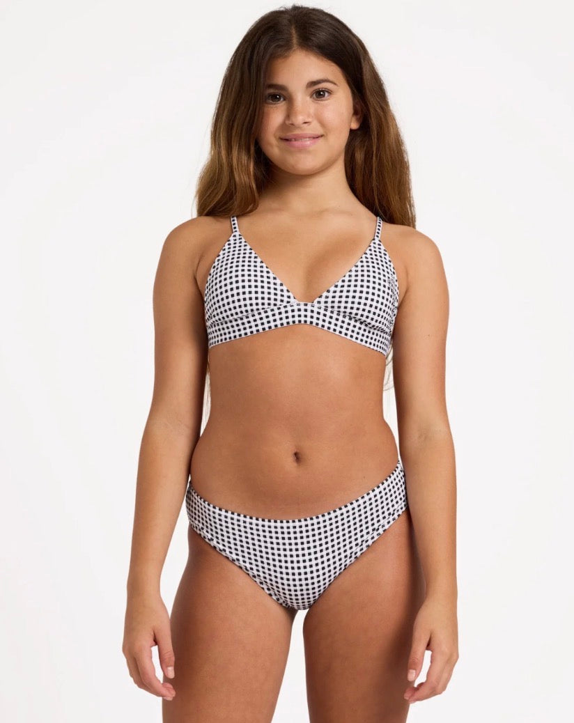 Billabong Gingham Crush Tri Set Girls