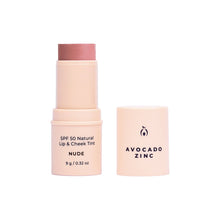 Load image into Gallery viewer, AVOCADO ZINC - SPF 50 Natural Lip &amp; Cheek Tint - Nude
