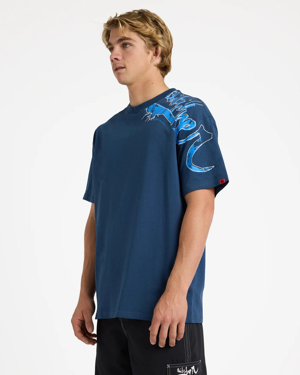 QUIKSILVER YG Scrawled ss Tee