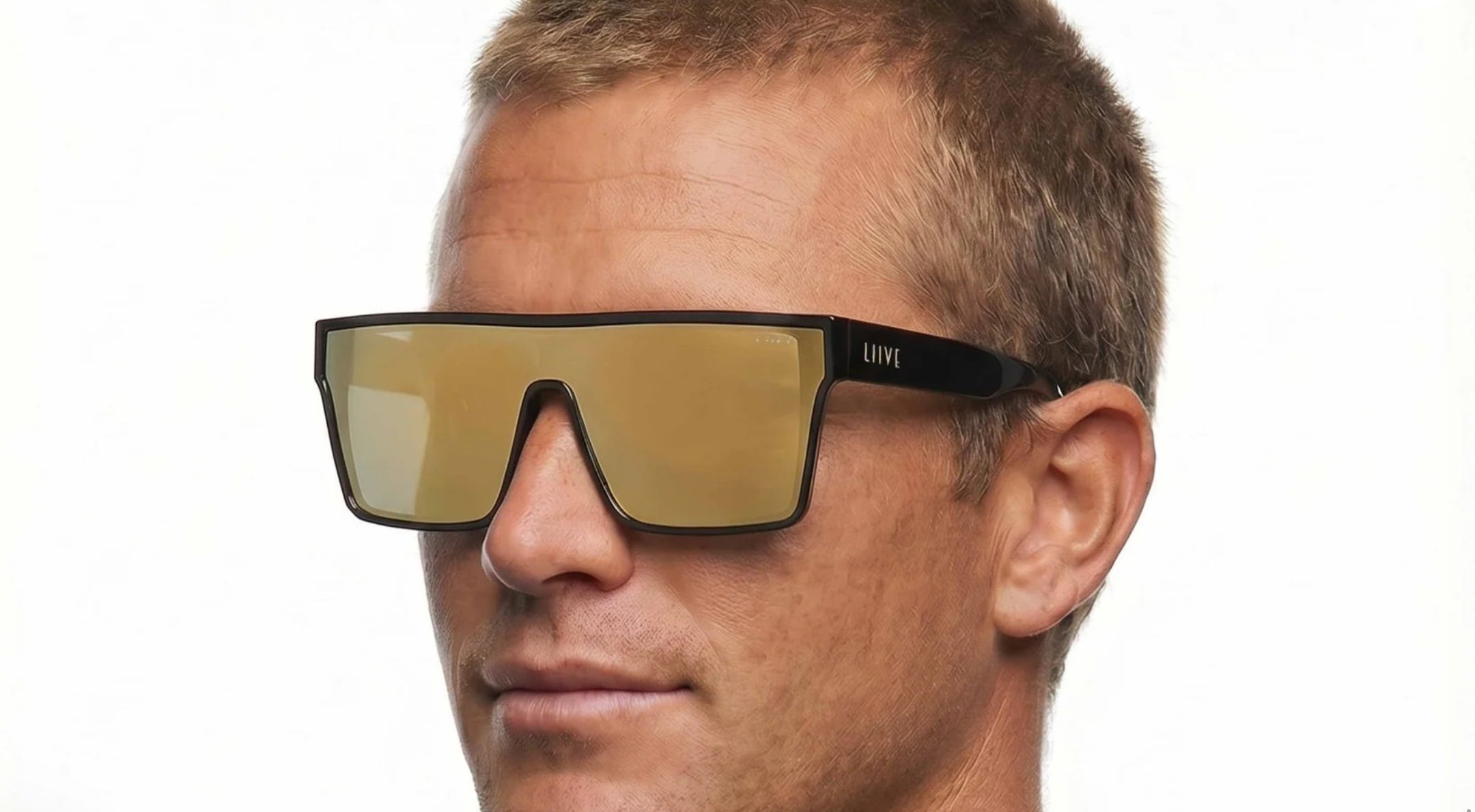 Liive Wasteland Gold Mirror Black