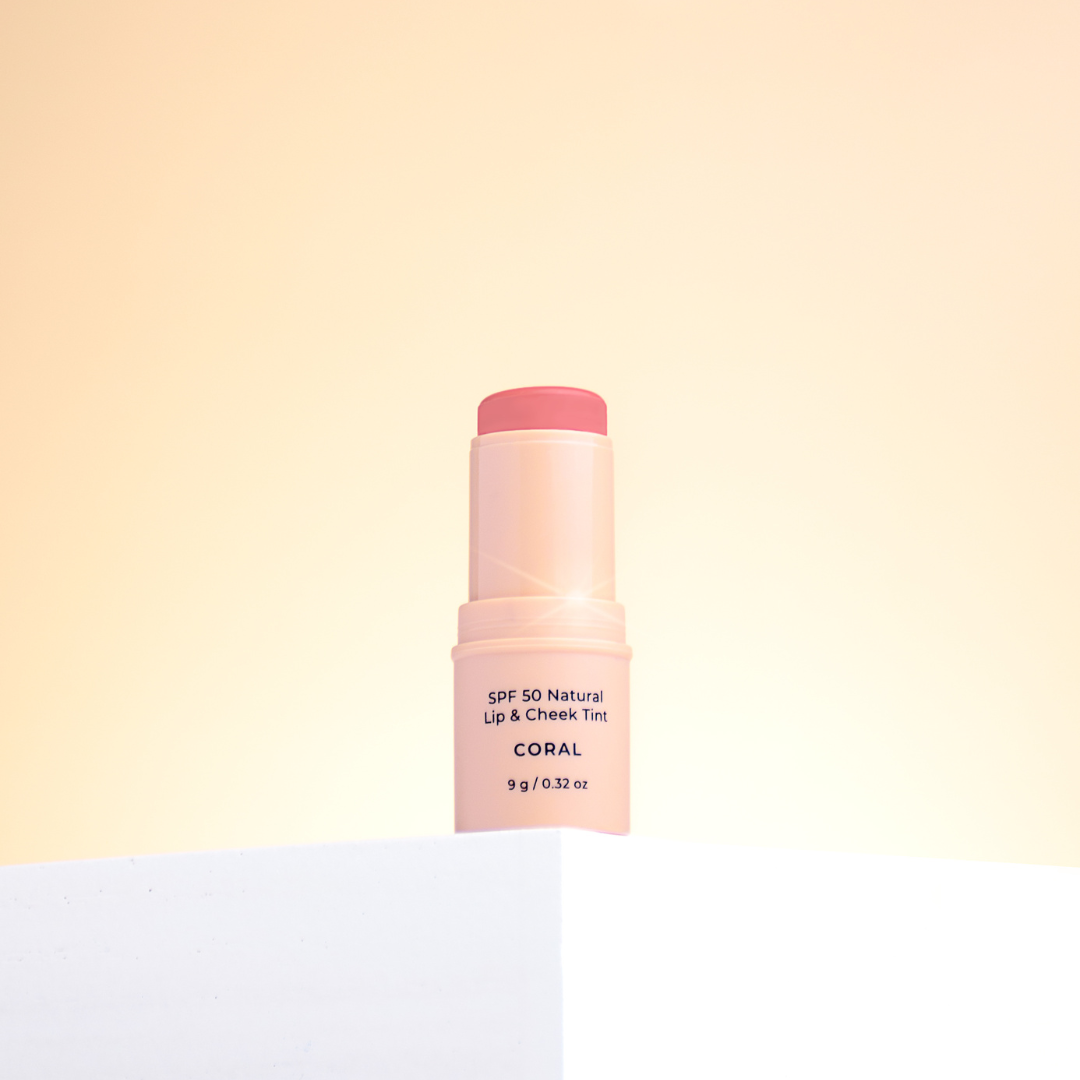 AVOCADO ZINC - SPF 50 Natural Lip & Cheek Tint - Coral