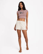 Billabong Womens Cloud Nine Elastic Waist Shorts