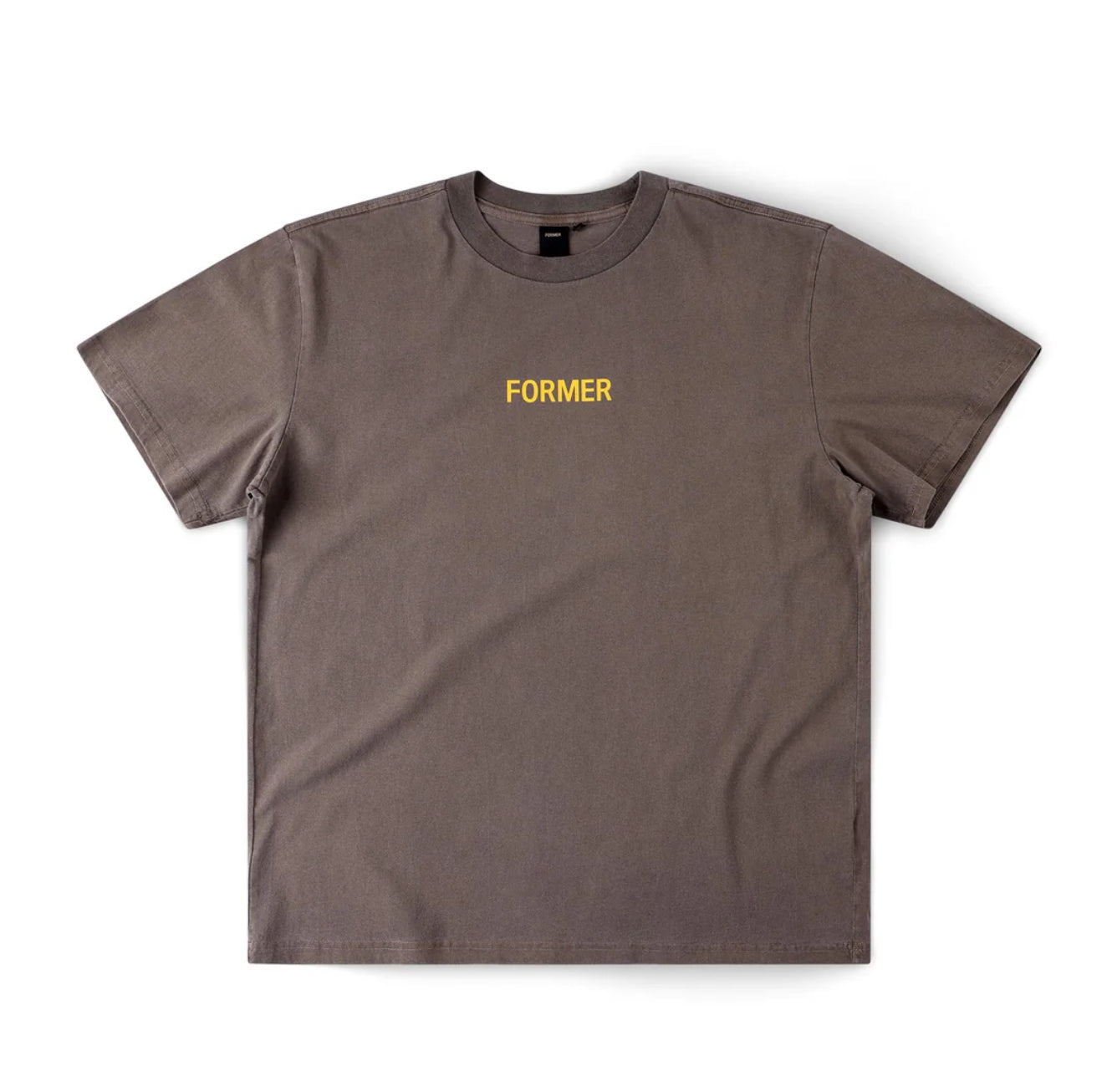 LEGACY OVERDYE T-SHIRT WASHED BROWN -FORMER