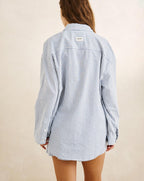 Rhythm Vista Stripe Oversized Shirt