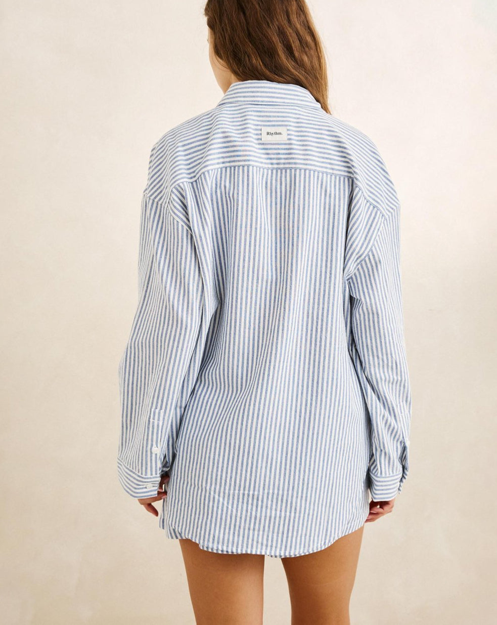 Rhythm Vista Stripe Oversized Shirt
